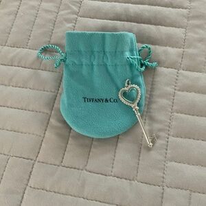 Tiffany silver Key Pendant
